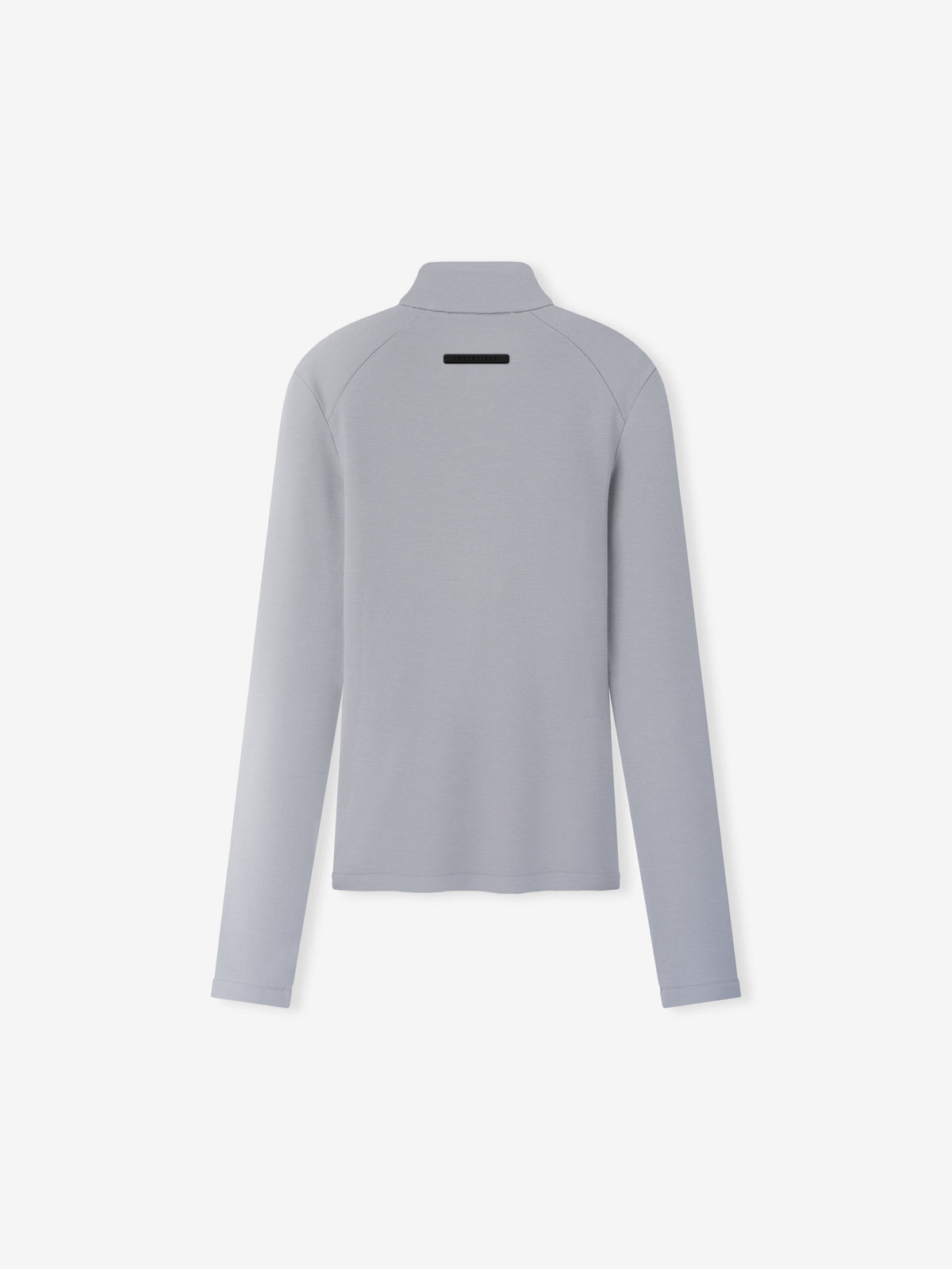 Womens Half Zip Mockneck - Smoke - Image 2