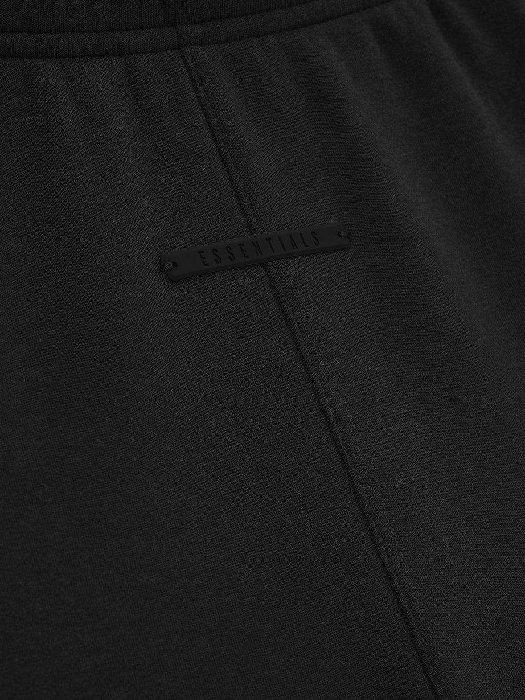 Womens Brushed Jersey Short - Vintage Black - Image 4