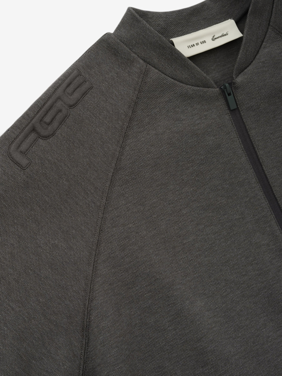 Classic Half Zip Raglan - Ash Heather - Image 3