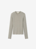 Womens Longsleeve V-Neck - Pyrite Heather - Image 1