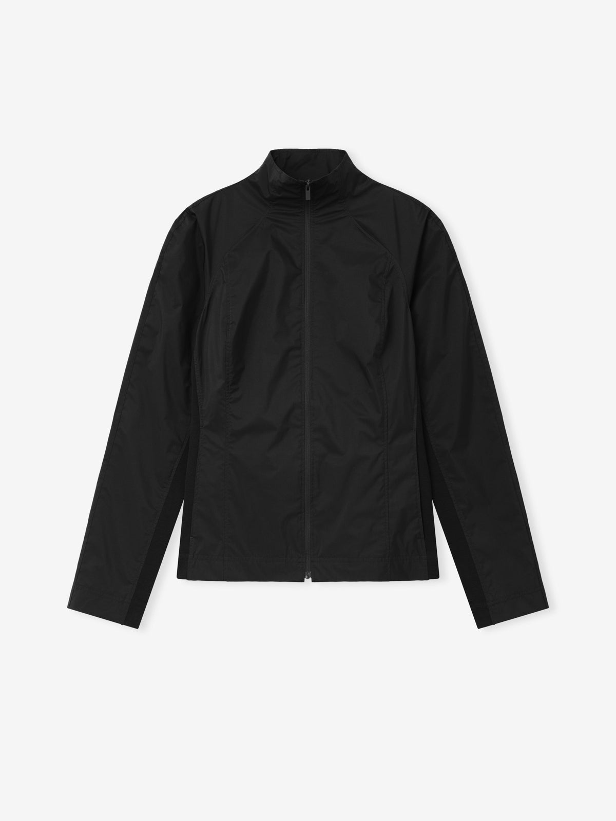 Womens Ripstop Slim Track Jacket - Black - Image 1