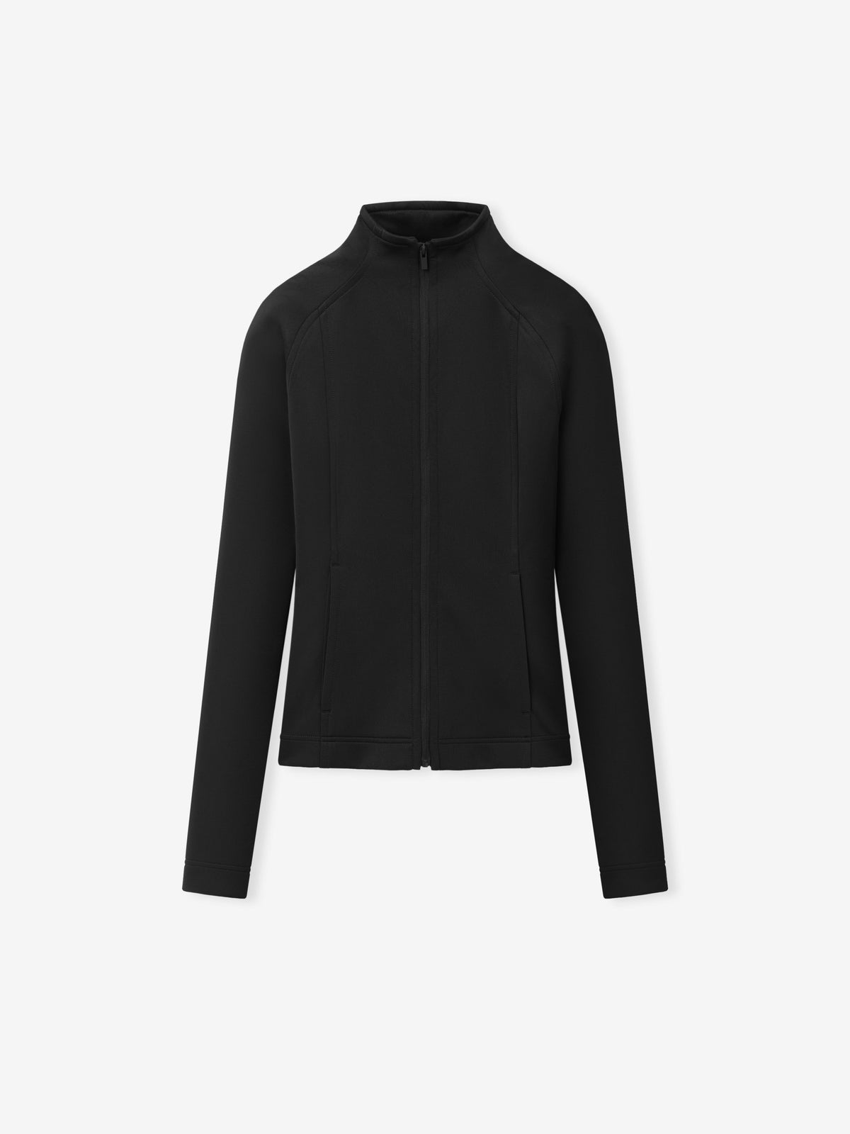Womens Tricot Slim Track Jacket - Black - Image 1