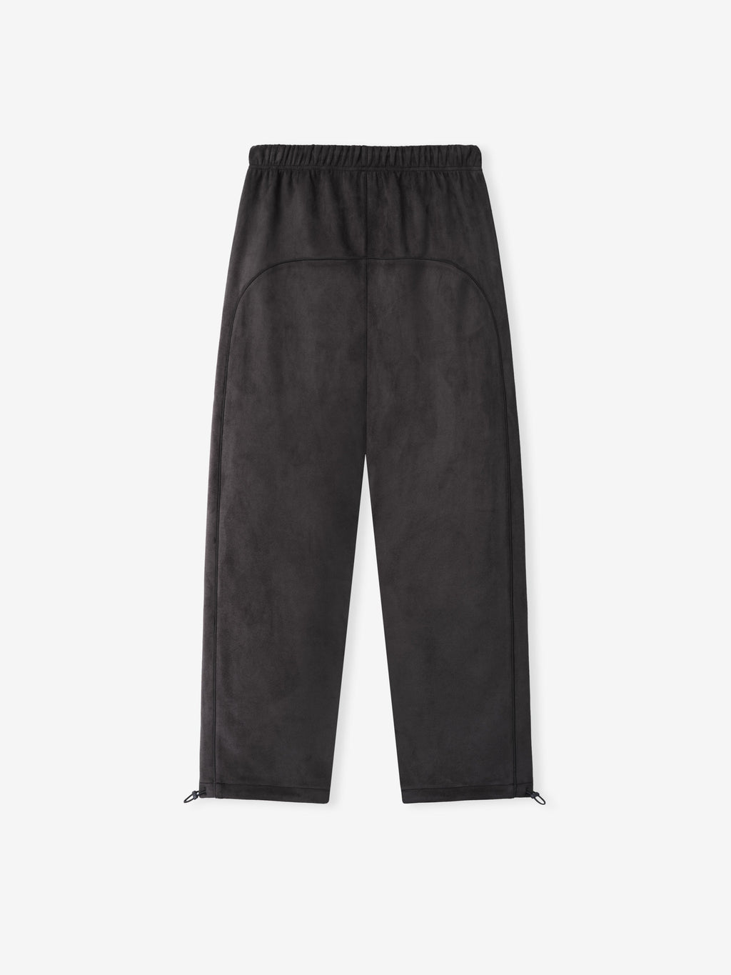 Suede Fleece Signature Relaxed Pant W/ Piping - Ink Black - Image 2
