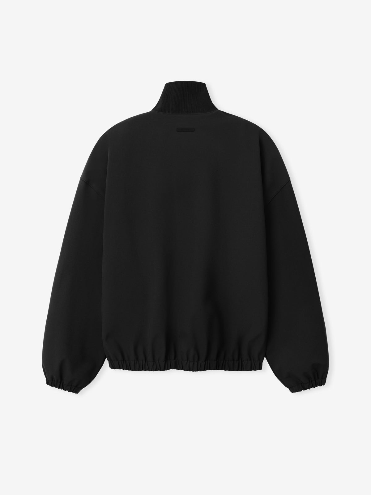 Bonded Nylon Signature Full Zip Track Jacket - Black - Image 2