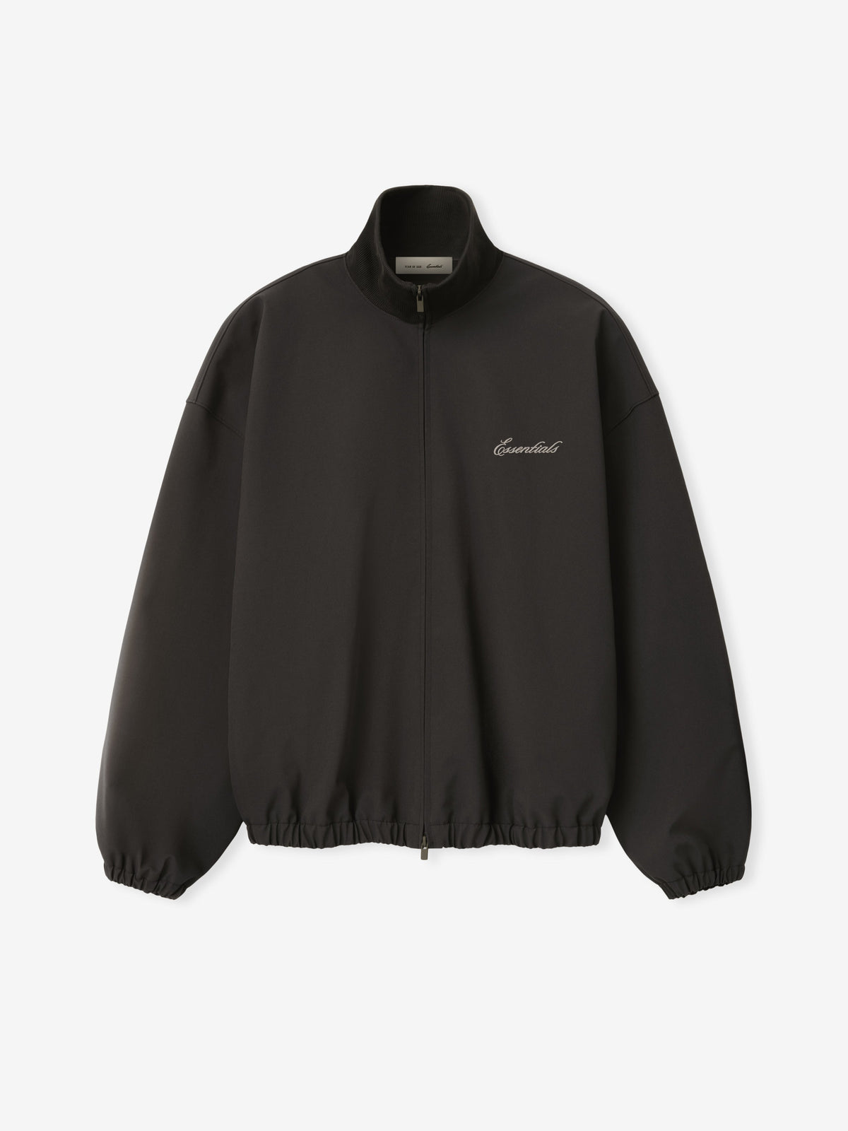 Bonded Nylon Signature Full Zip Track Jacket - Ink Black - Image 1