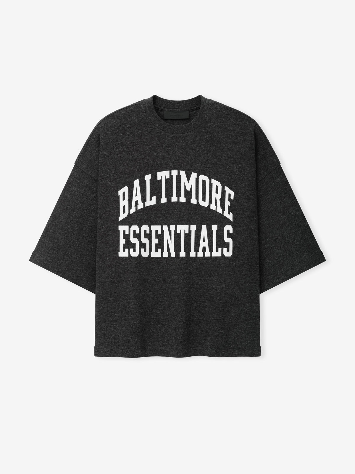 Ravens Merch Tee - Iron Grey Heather - Image 1
