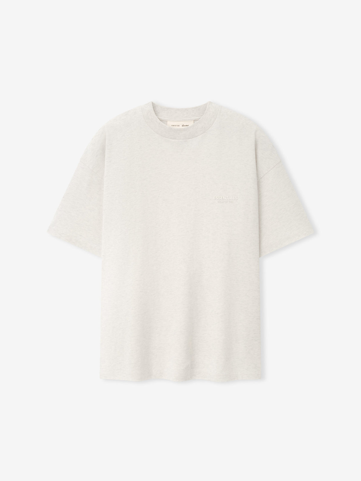 Essentials FW26 Classic Tee - Oatmeal Heather - Image 1