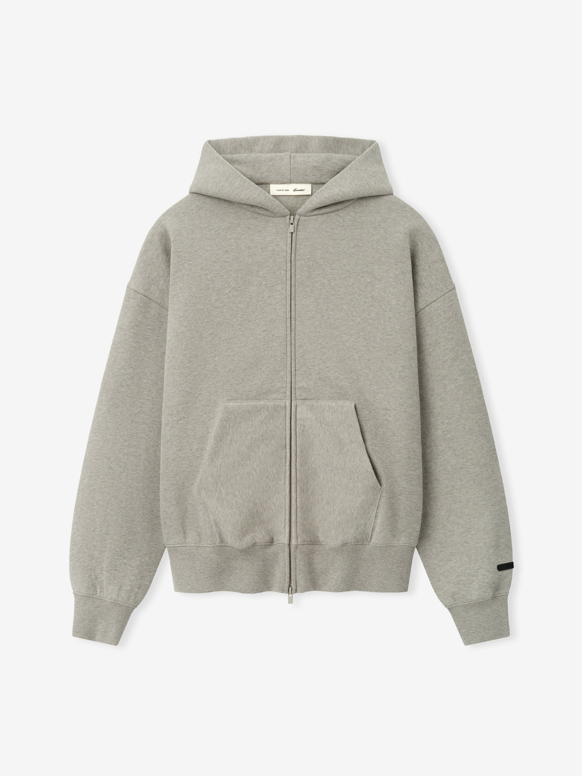 Essentials FW26 Classic Zip-Up Hoodie - Warm Heather - Image 1