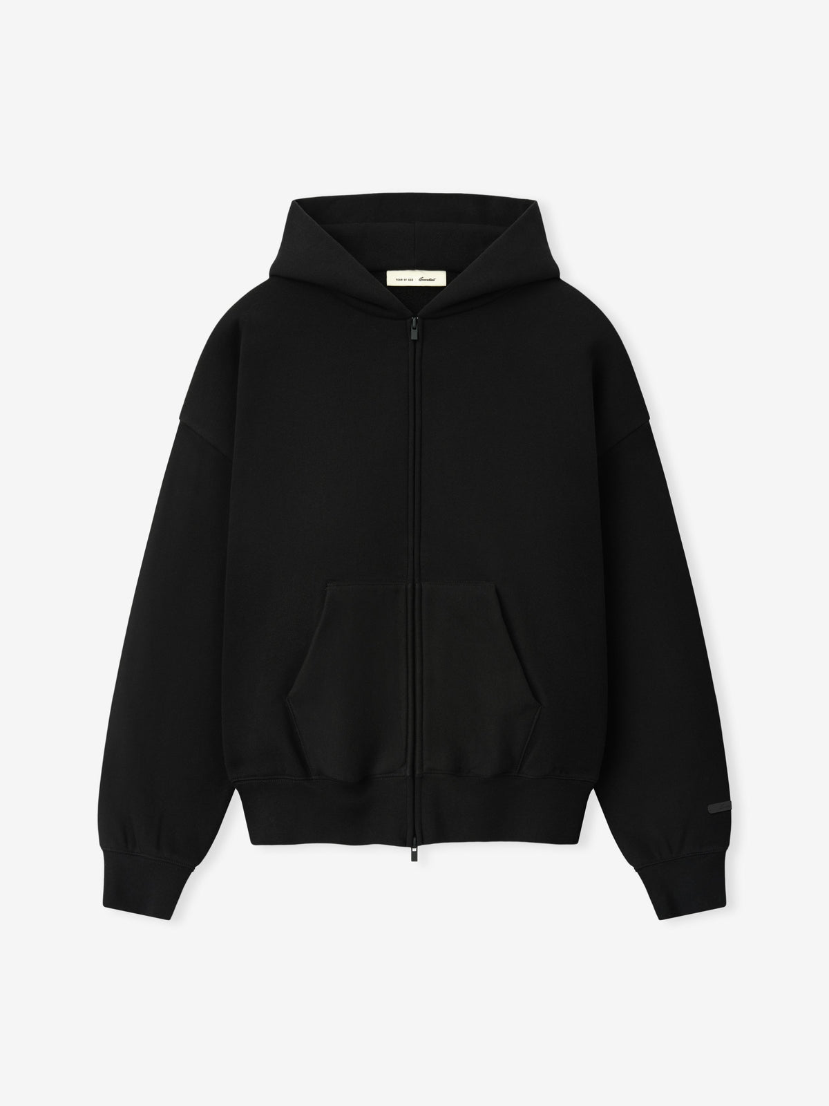 Essentials FW26 Classic Zip-Up Hoodie - Black - Image 2