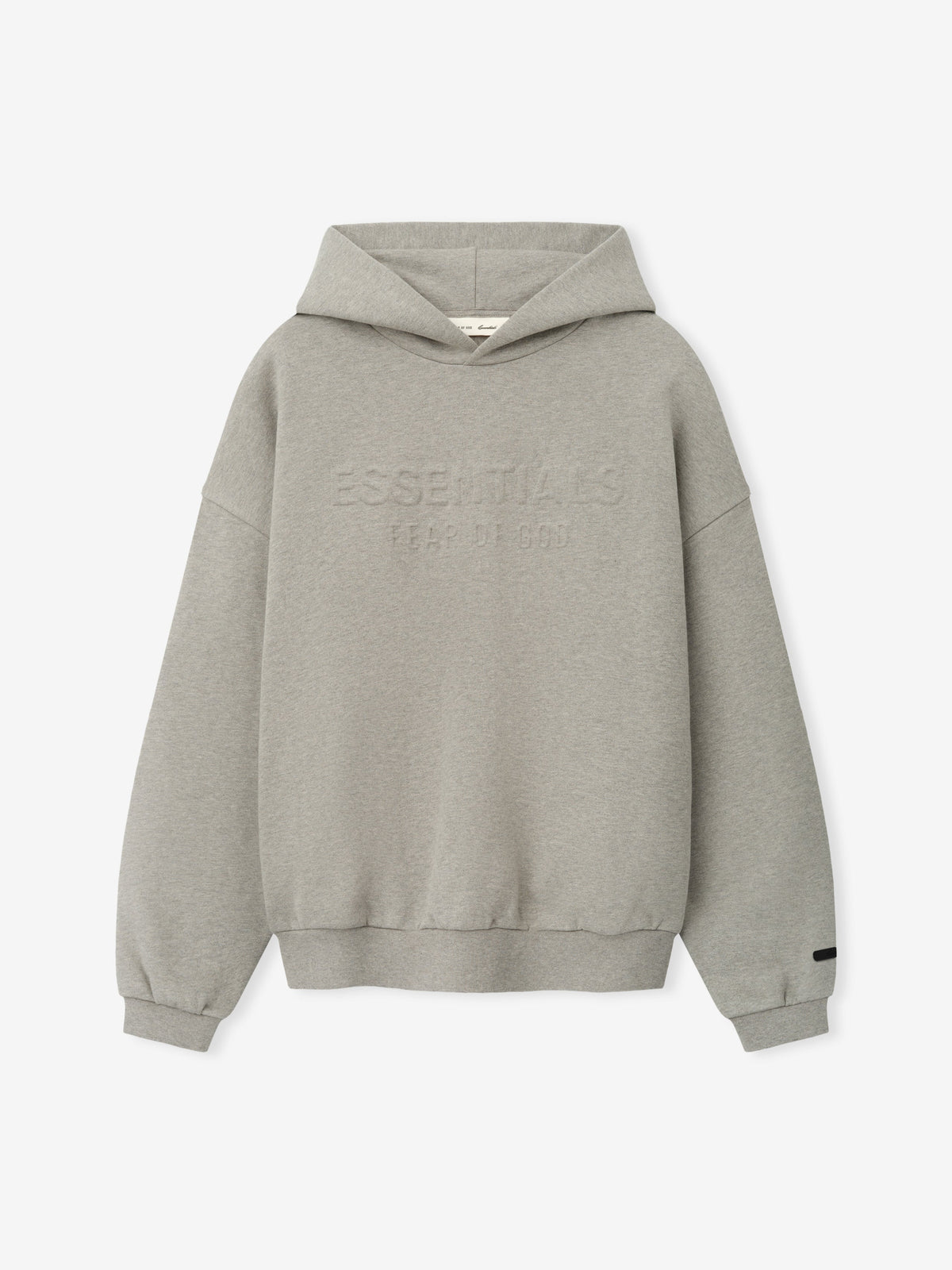 Embossed FW26 90s Relaxed Hoodie - Warm Heather - Image 2