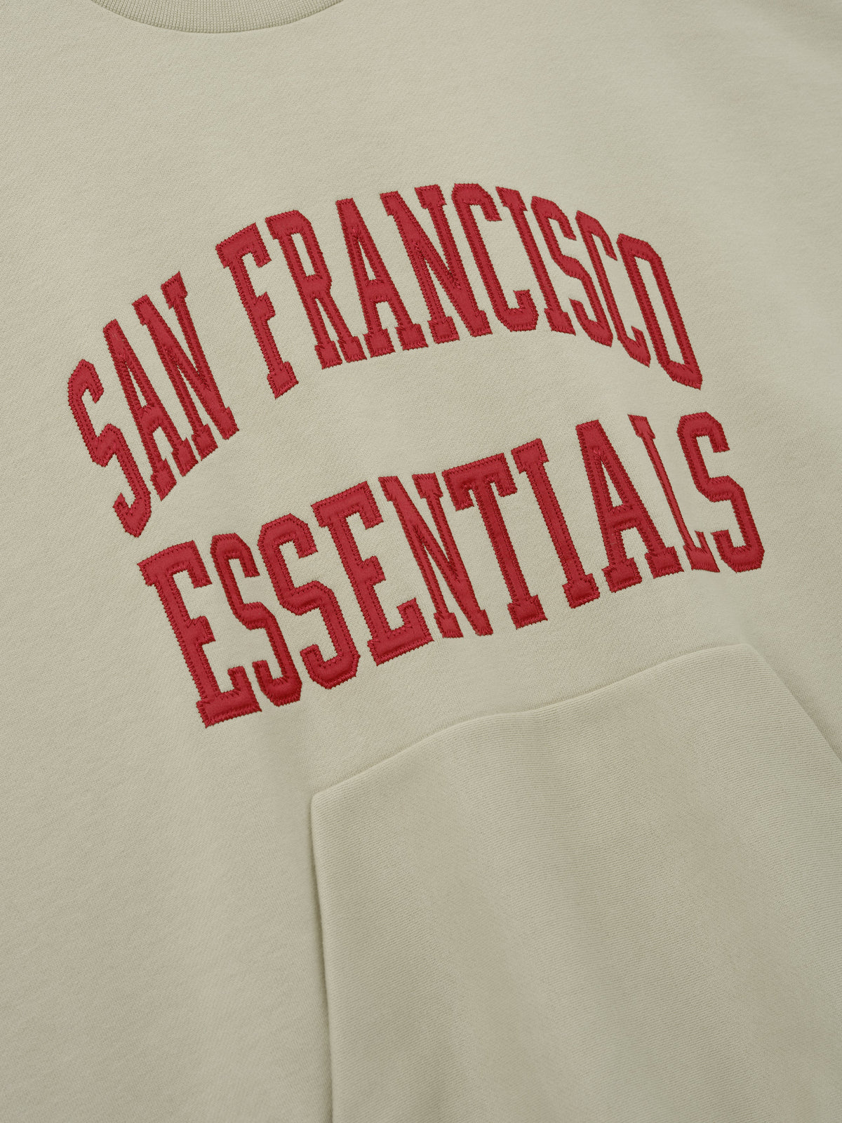 49ers 90s Relaxed Crewneck - Sandstone - Image 2
