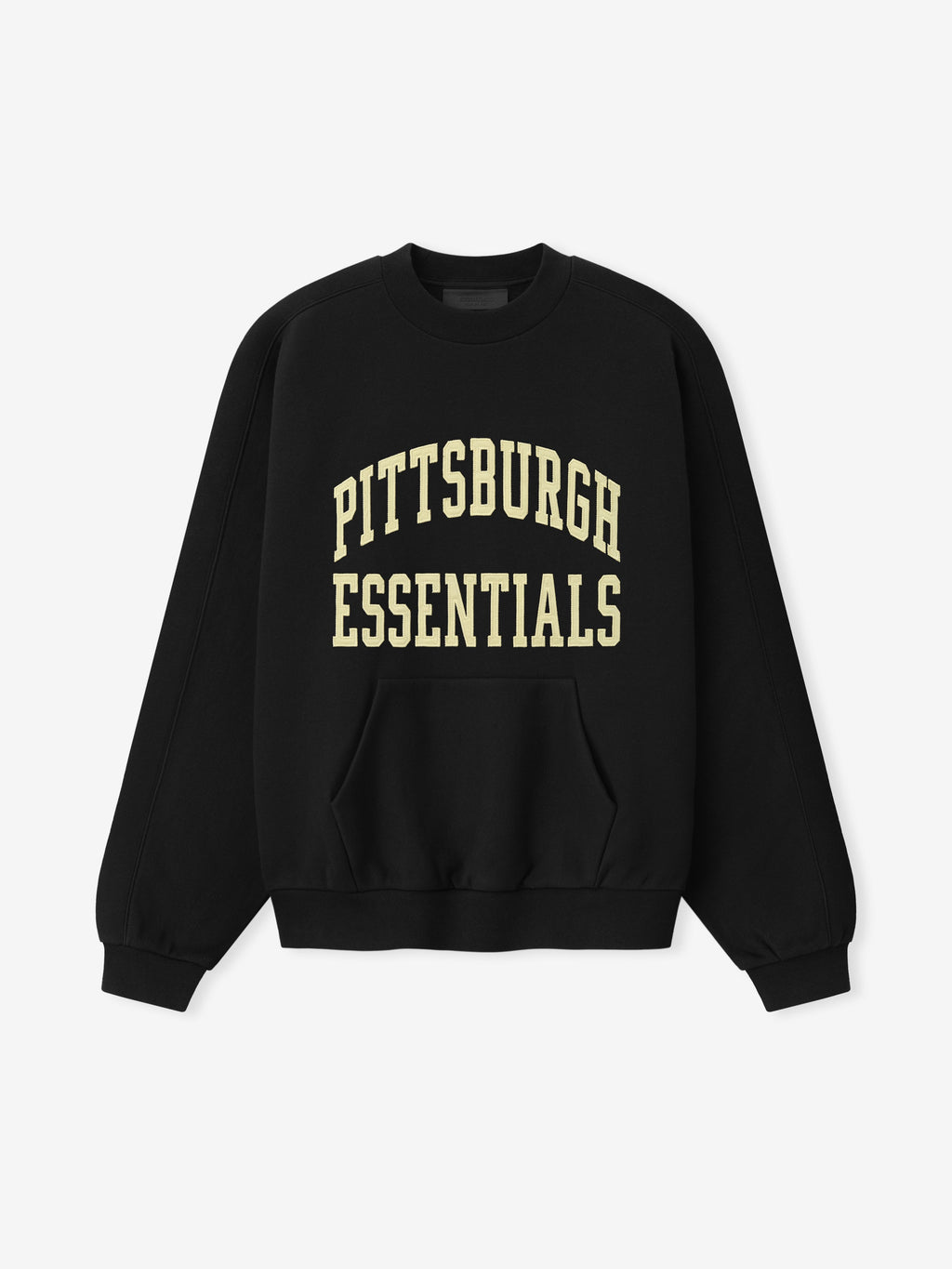 Steelers 90s Relaxed Crewneck - Black - Image 1