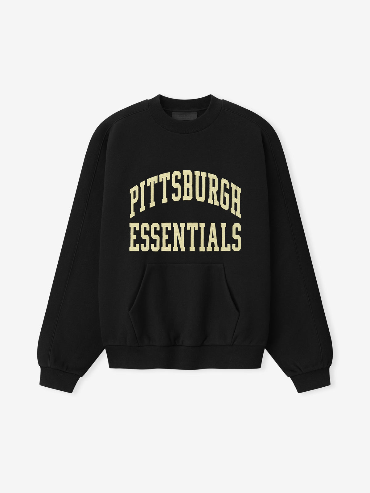Steelers 90s Relaxed Crewneck - Black - Image 1