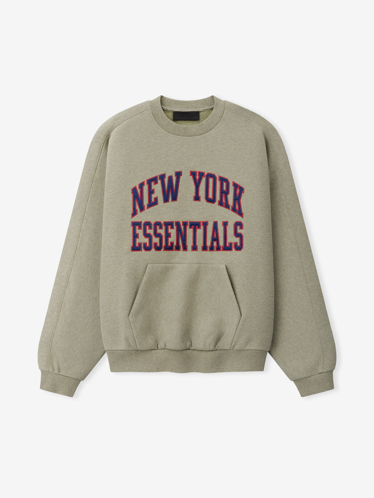 Giants 90s Relaxed Crewneck - Seal Heather - Image 1