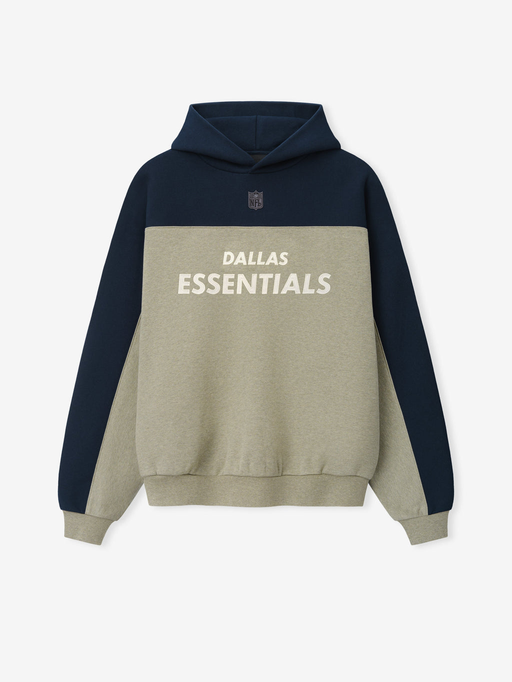 Cowboys 90s Relaxed Hoodie - Seal Heather - Image 1