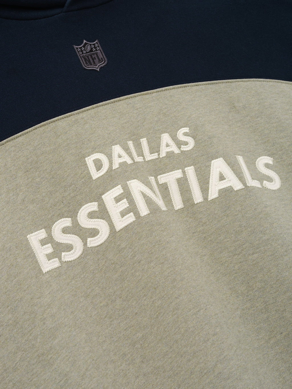 Cowboys 90s Relaxed Hoodie - Seal Heather - Image 3