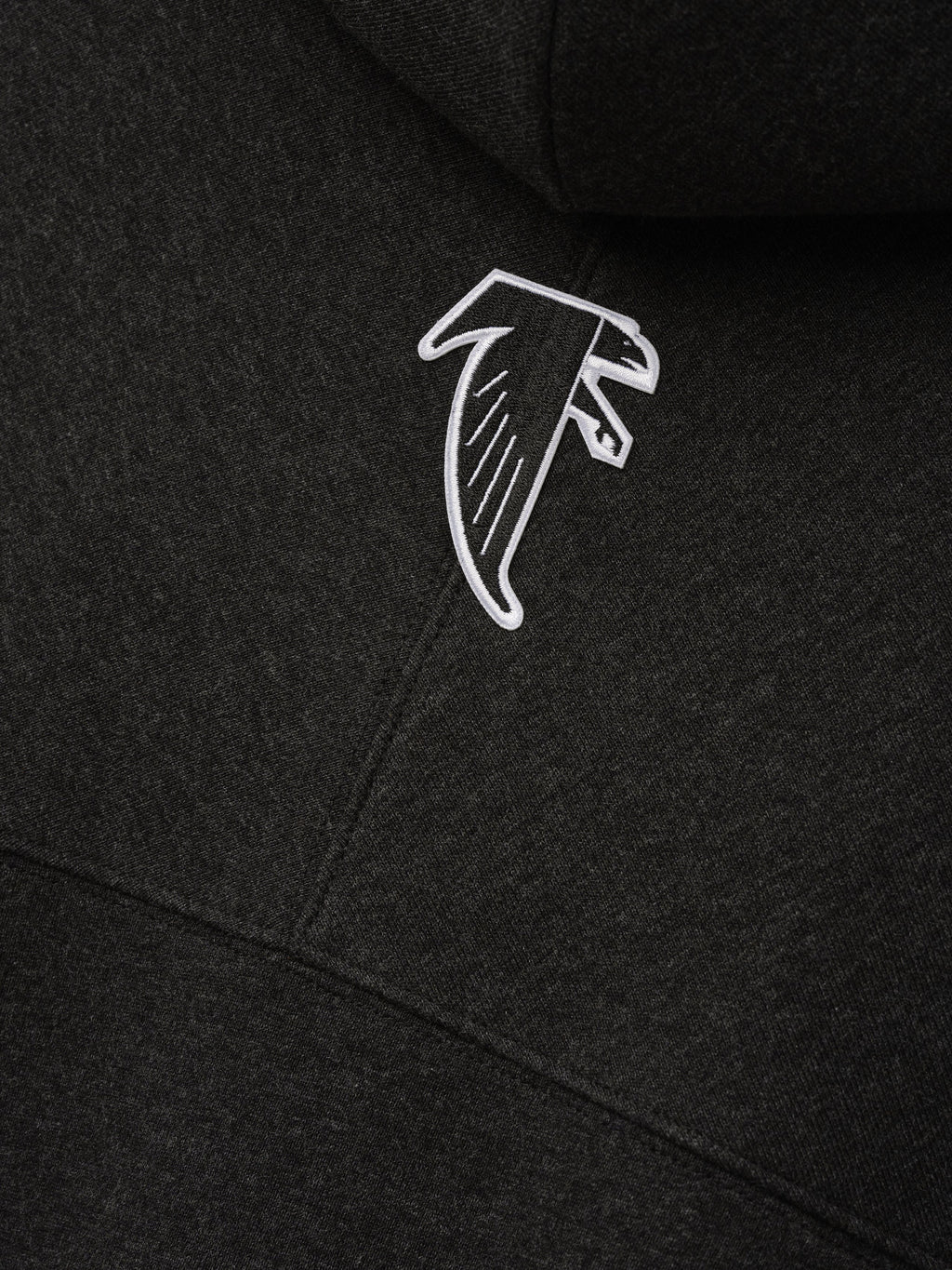 Falcons 90s Relaxed Hoodie - Iron Grey Heather - Image 5