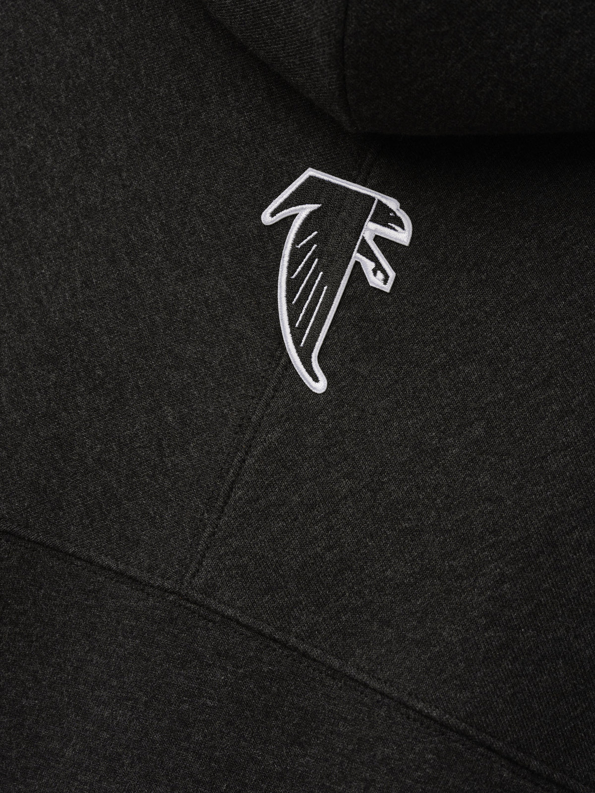 Falcons 90s Relaxed Hoodie - Iron Grey Heather - Image 5