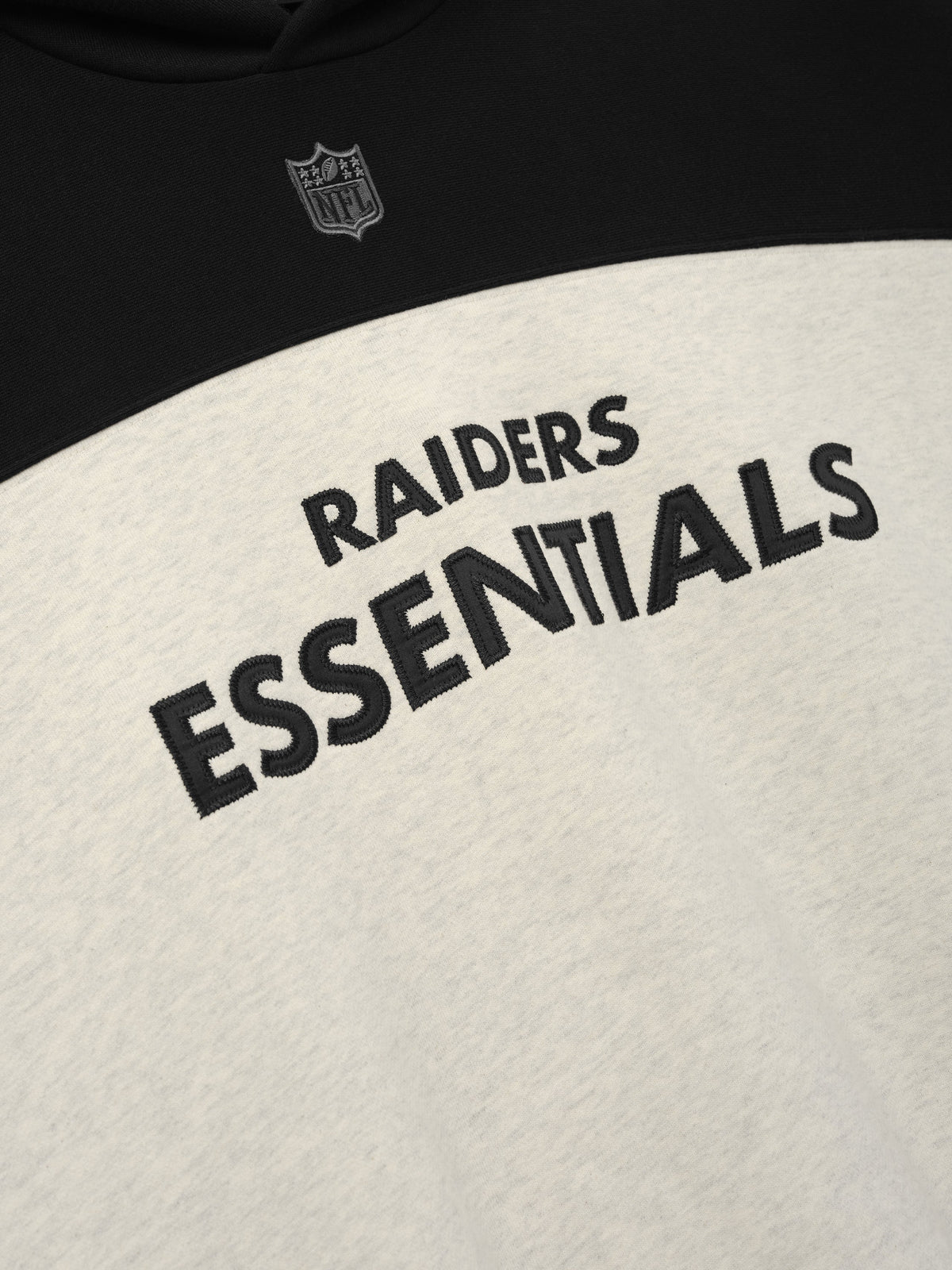 Raiders 90s Relaxed Hoodie - Marble Heather - Image 3