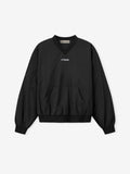 Womens Pullover Track Jacket - Black - Image 1