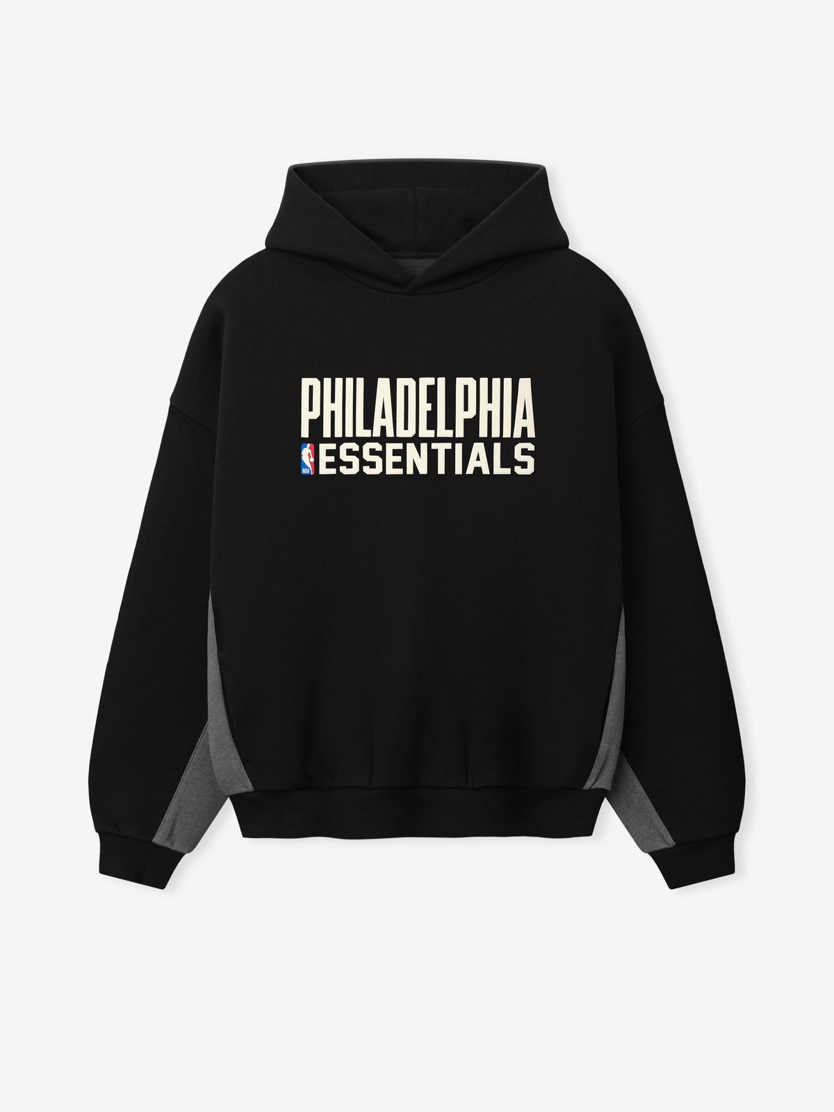 Sixers 90s Relaxed Hoodie - Black - Image 2