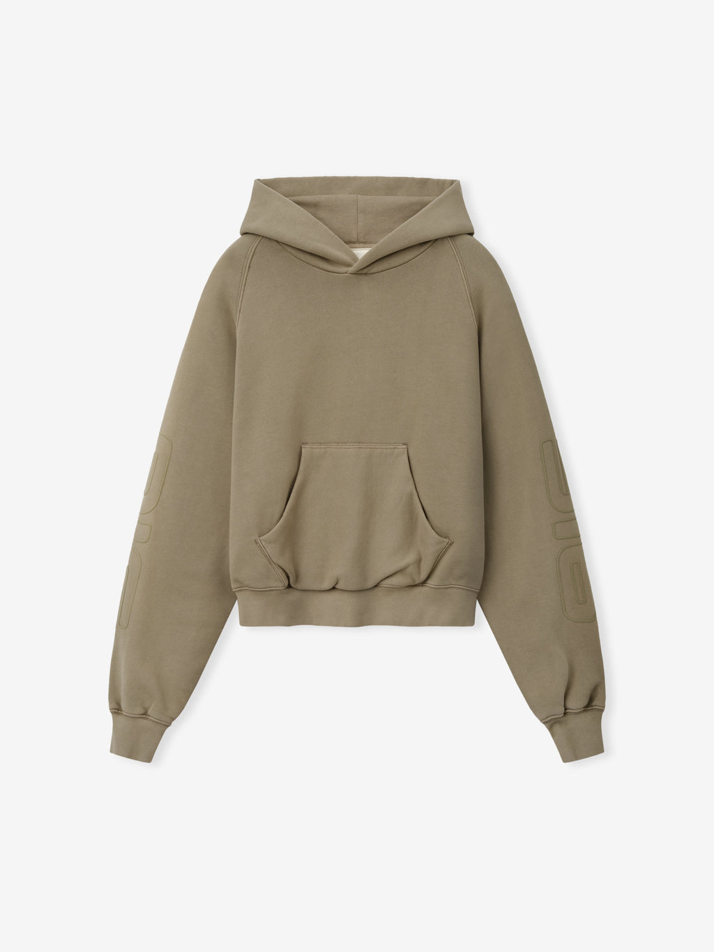 Womens Classic Raglan Hoodie - Washed Clay - Image 1