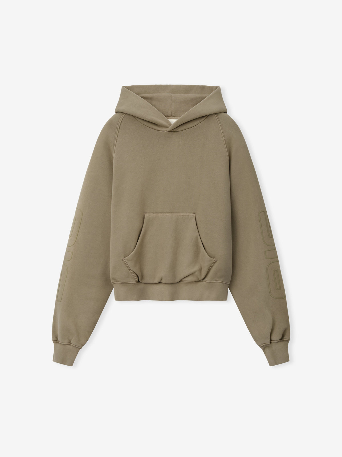 Womens Classic Raglan Hoodie - Washed Clay - Image 1