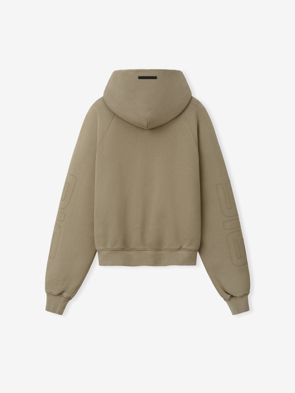 Womens Classic Raglan Hoodie - Washed Clay - Image 2