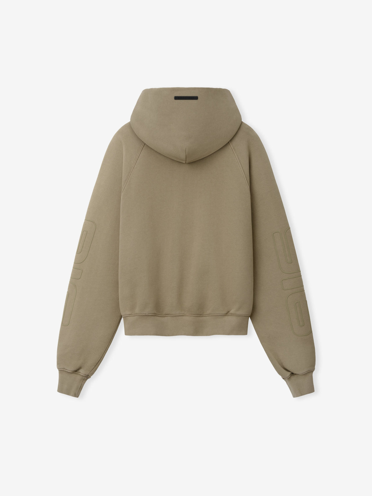 Womens Classic Raglan Hoodie - Washed Clay - Image 2