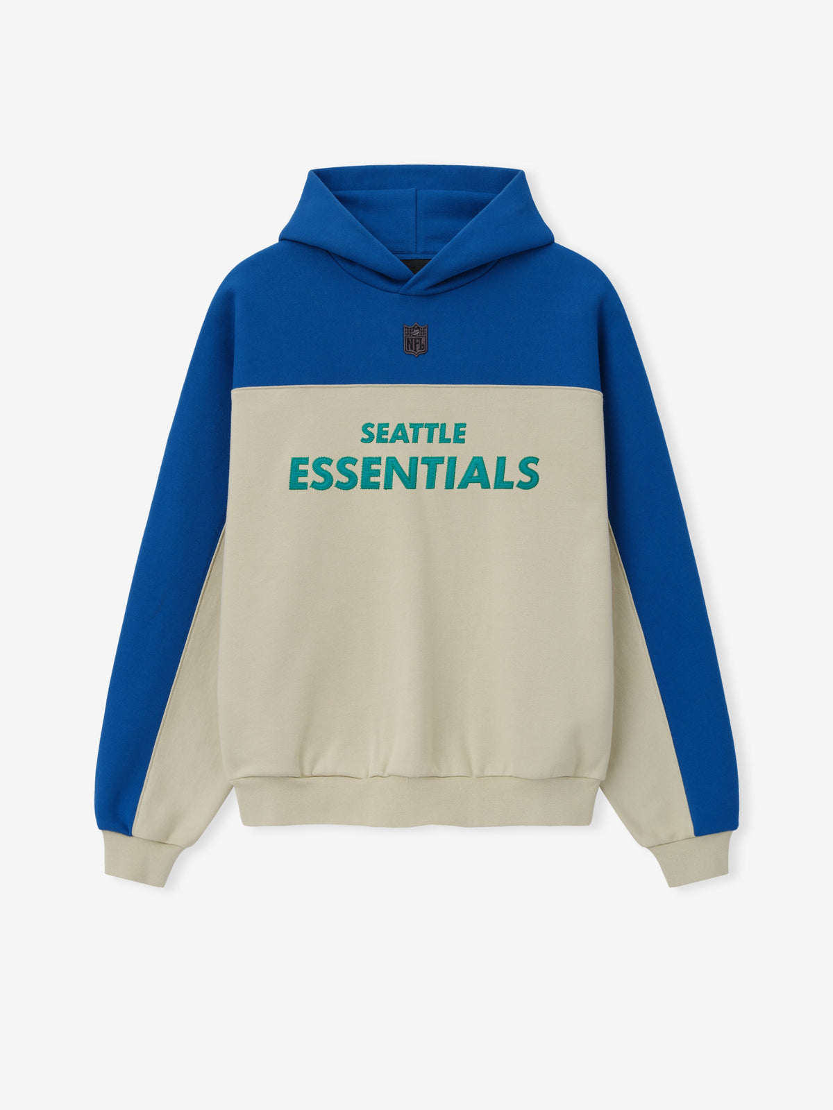 Seahawks 90s Relaxed Hoodie - Sandstone - Image 1