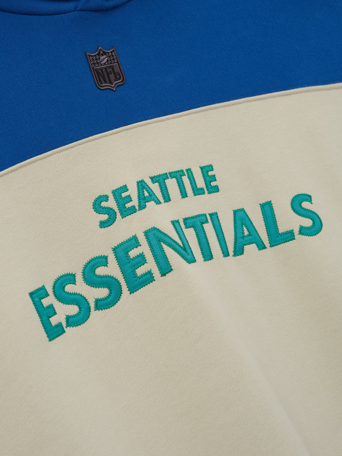 Seahawks 90s Relaxed Hoodie - Sandstone - Image 3