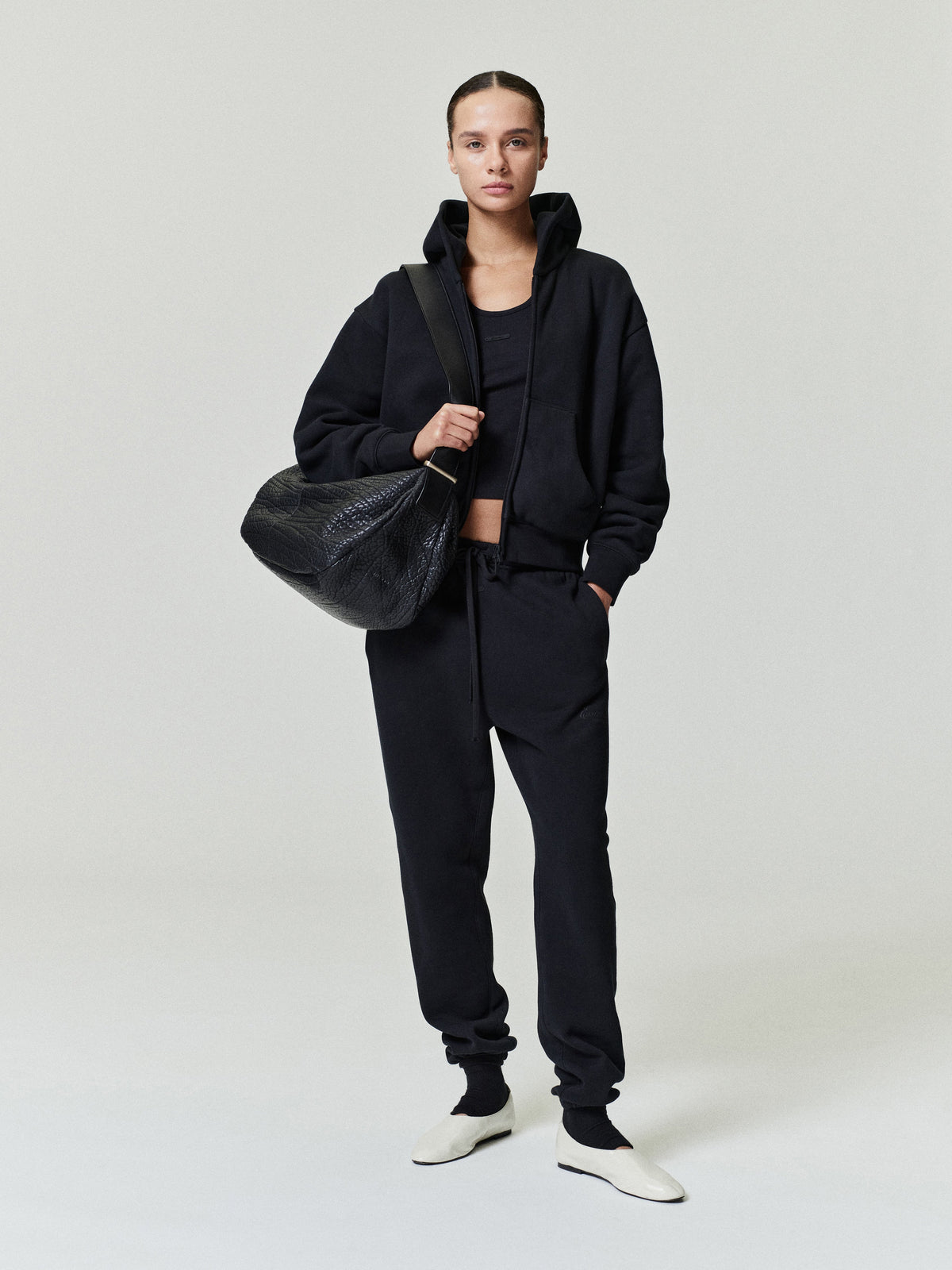 Womens Signature Vintage Sweatpant - Vintage Black - Image 4