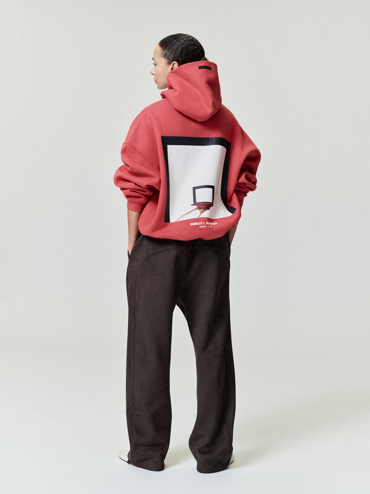 Sixers X Barkley Hendricks 90s Hoodie - Faded Garnet - Image 2