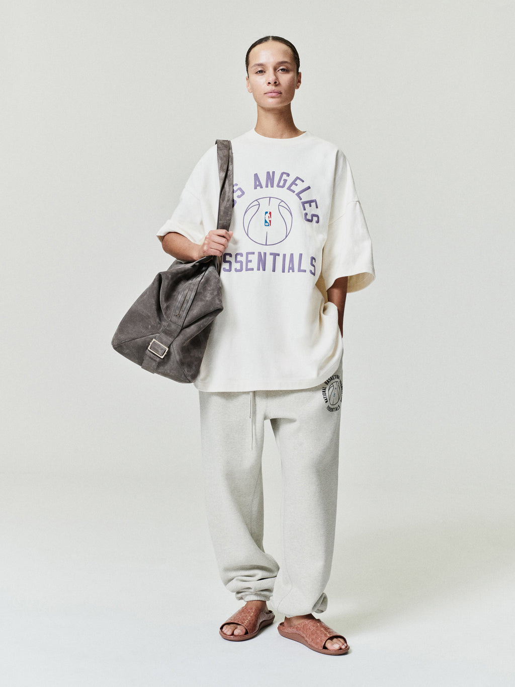 Lakers X Barkley Hendricks 90s Tee - Ivory - Image 2