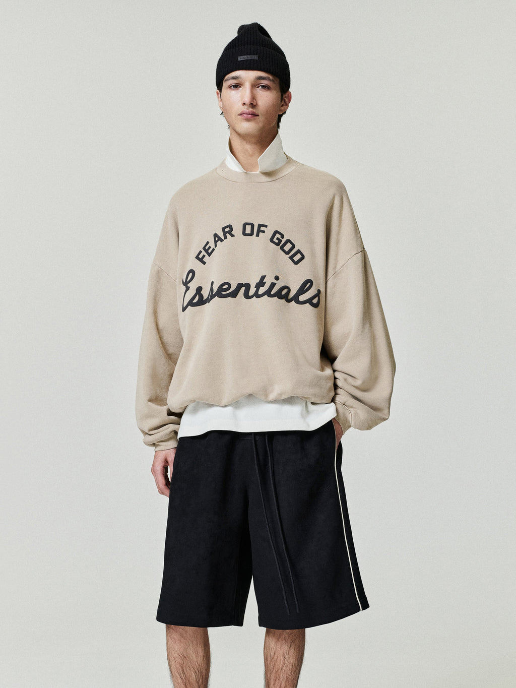 Training 90s Crewneck Sweatshirt - Faded Dune - Image 1