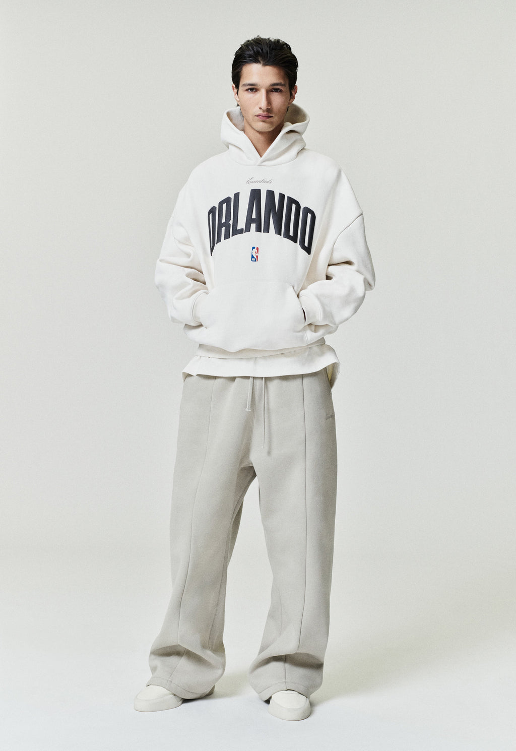 Orlando Magic 90s Hoodie - Cream White - Image 1